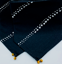 Load image into Gallery viewer, Tea wypes in 14x14 squares with beaded corners