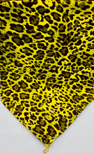 Load image into Gallery viewer, 3 Cheeta print in jungle colorway with crystal corner charms.
