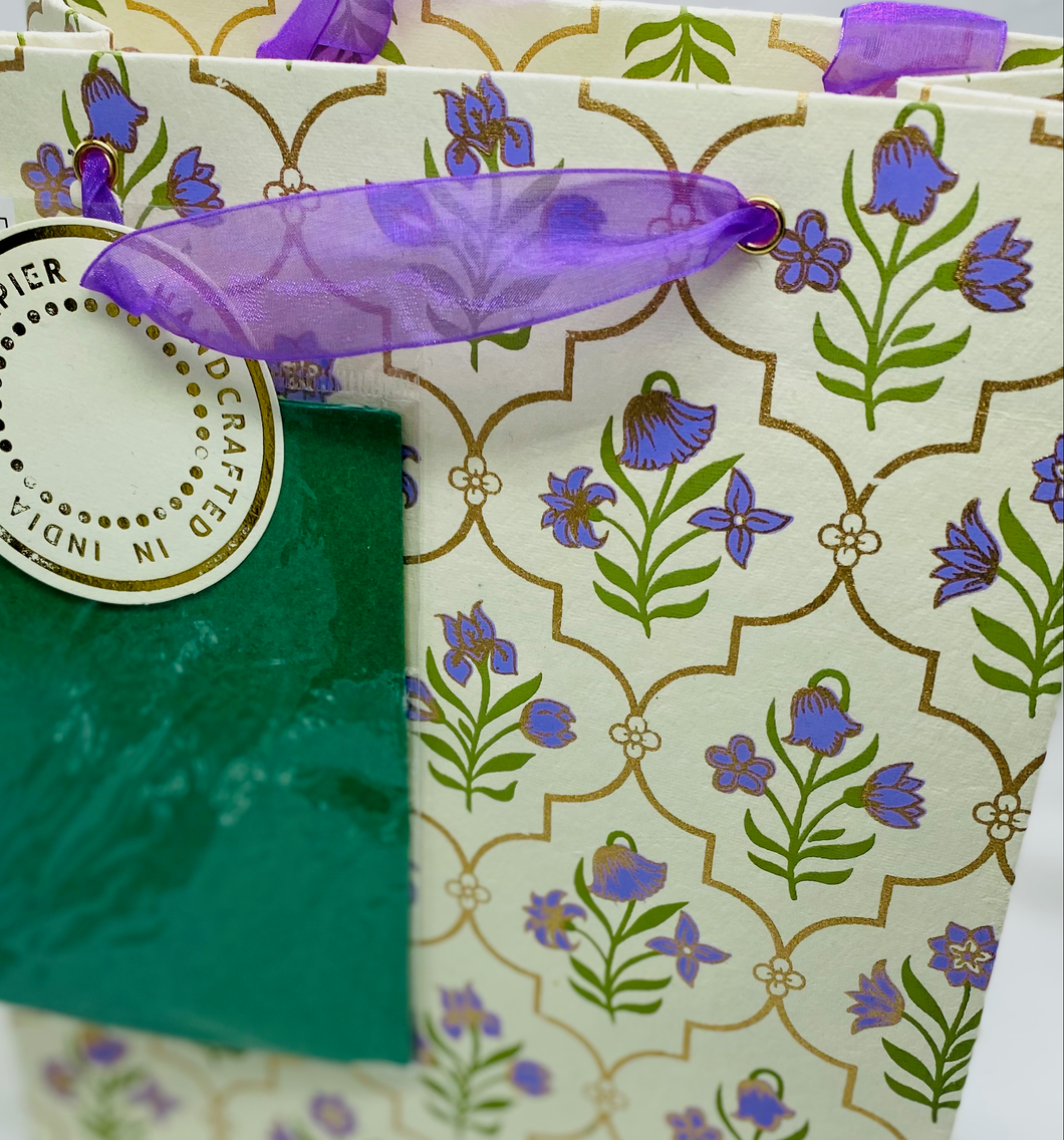 lilac & grass gift bag
